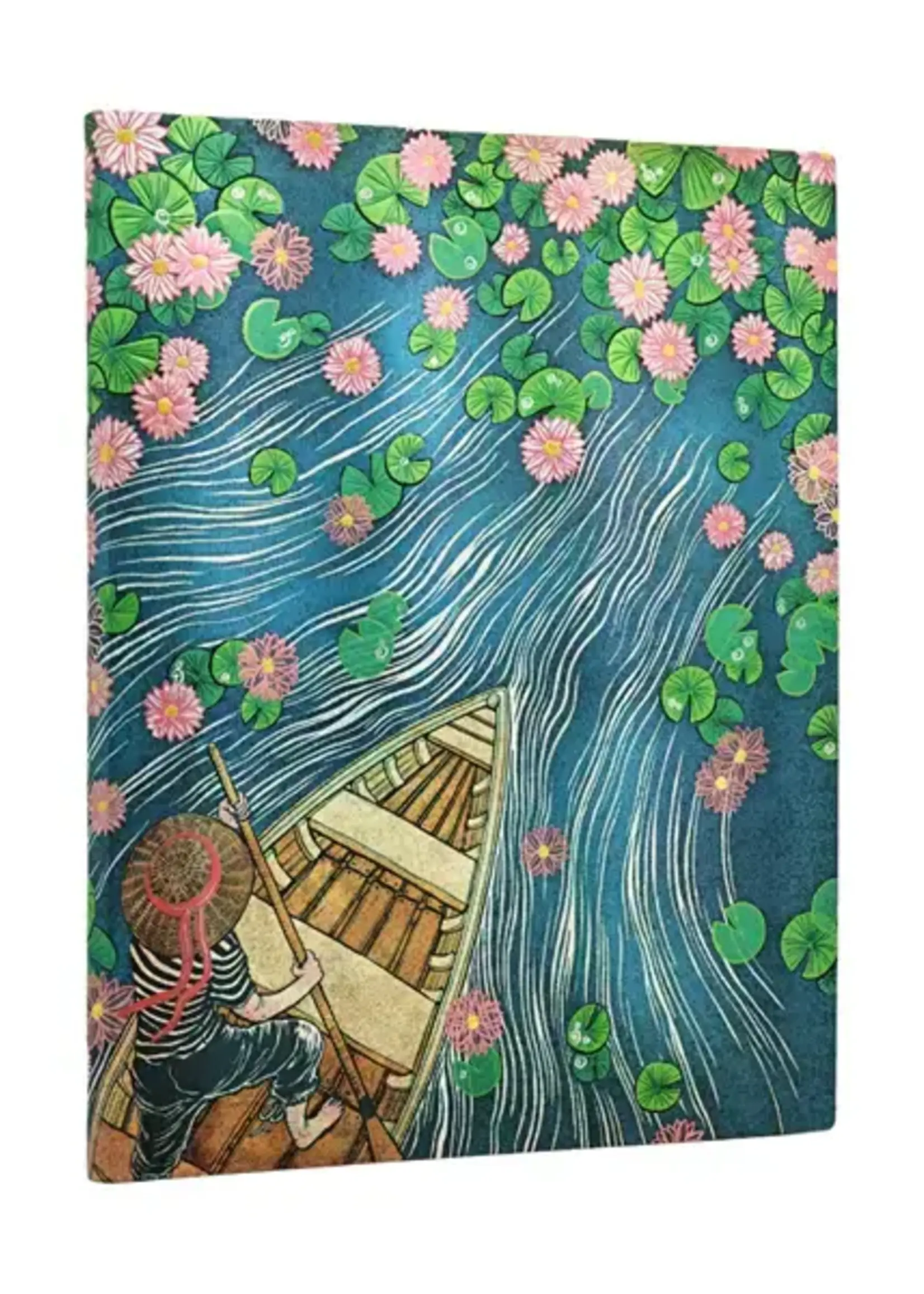 Paperblanks Lotus River Midi Unlined Softcover Journal