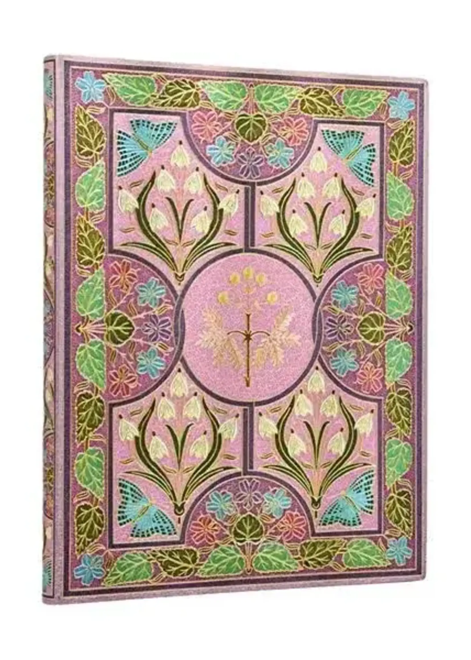 Paperblanks Mimosa Midi Unlined Softcover Journal (Poetry in Bloom)