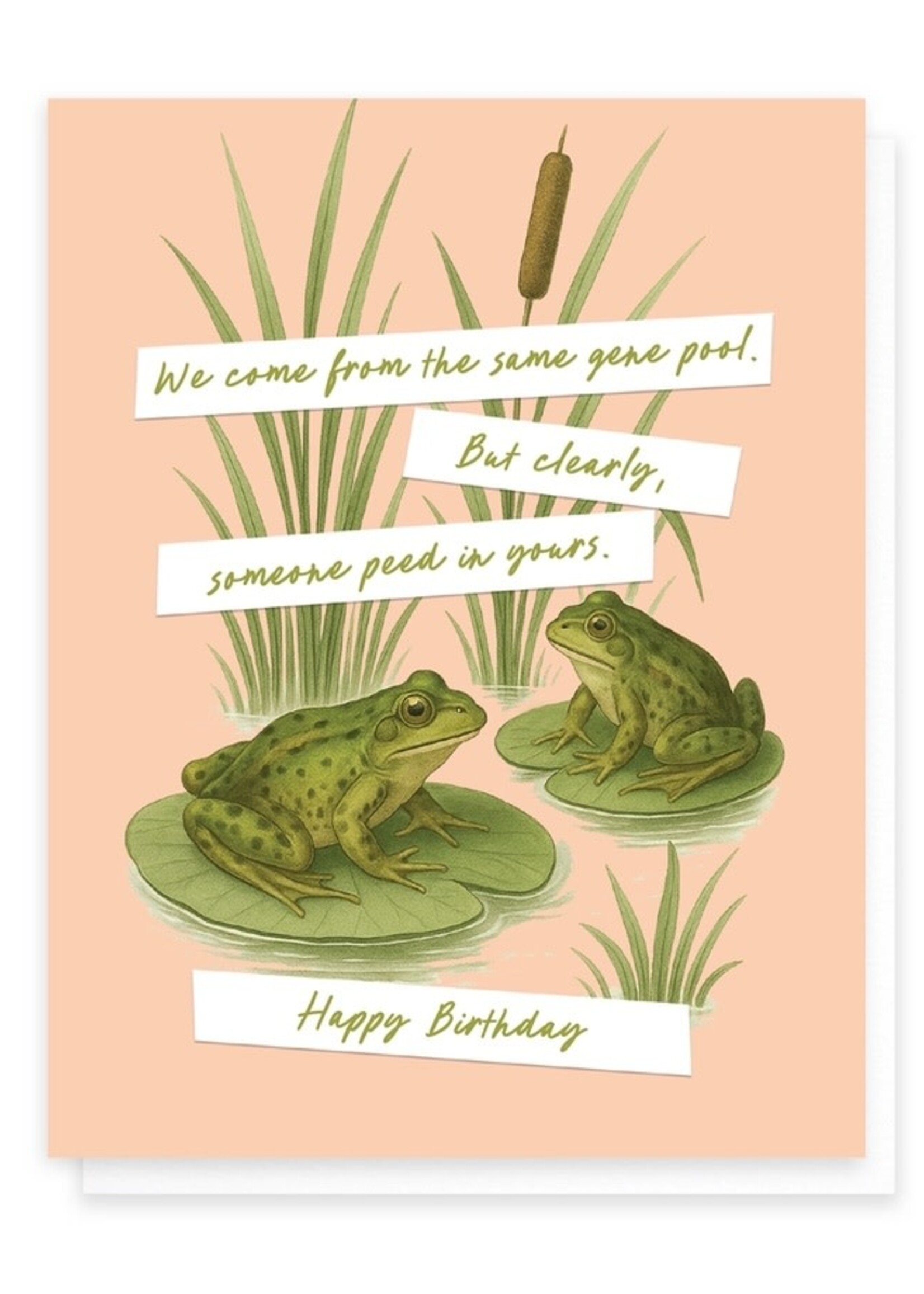 We came from the same gene pool