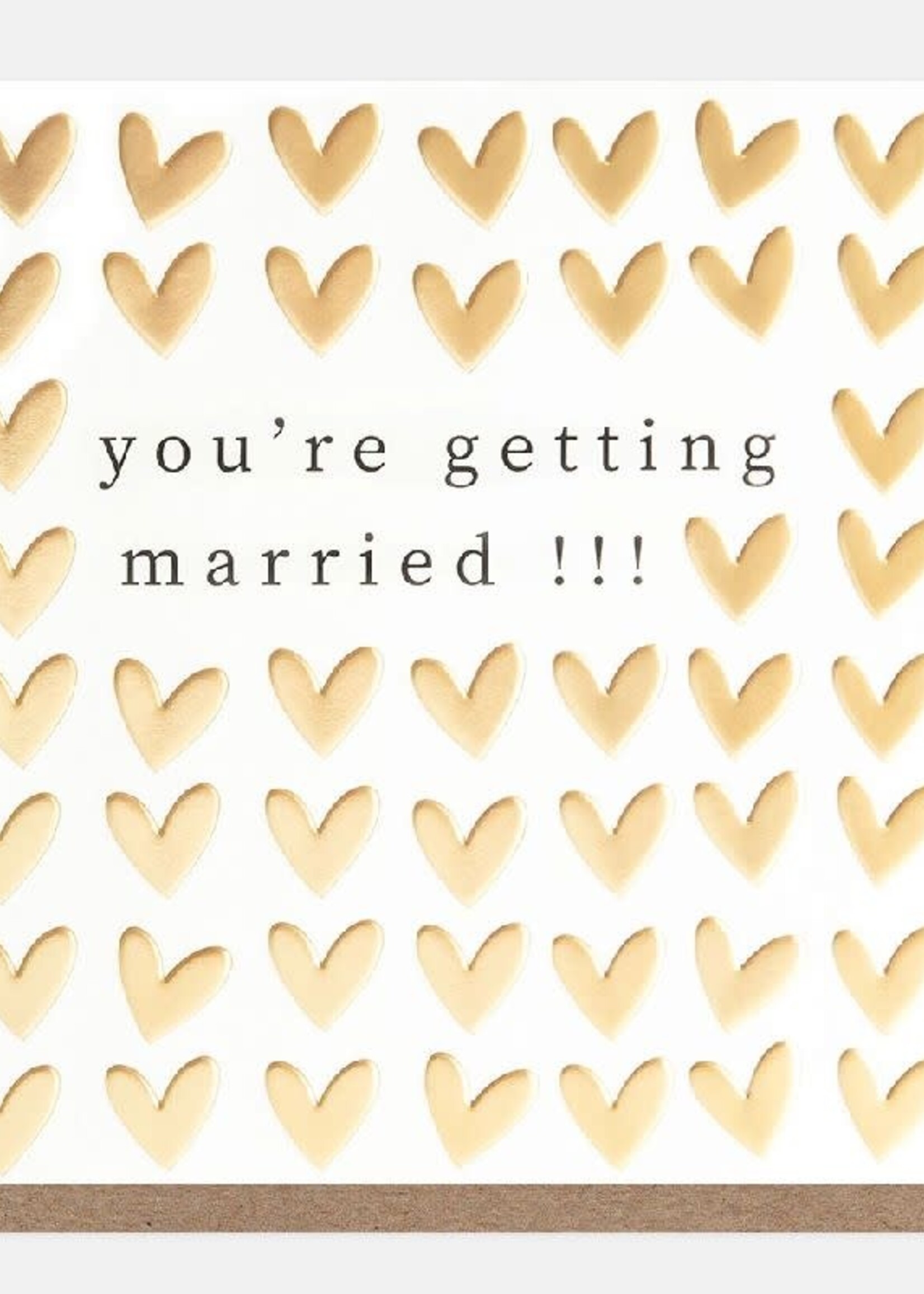 You're getting married!
