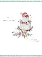 On your wedding day with love and happiness