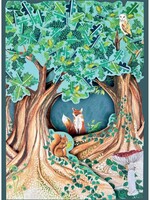 Fold-out card - Woodlabd