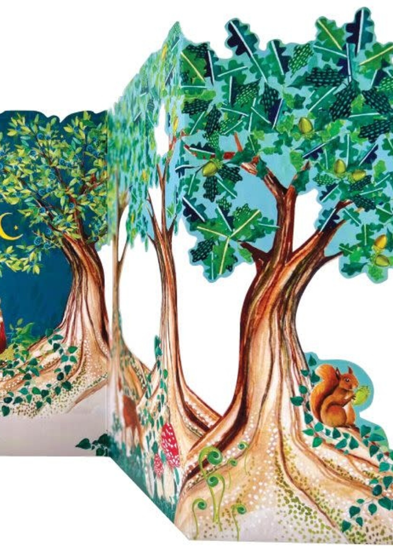 Fold-out card - Woodland