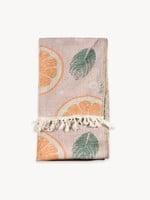 Pokoloko Hand Towel - Orange Leaf