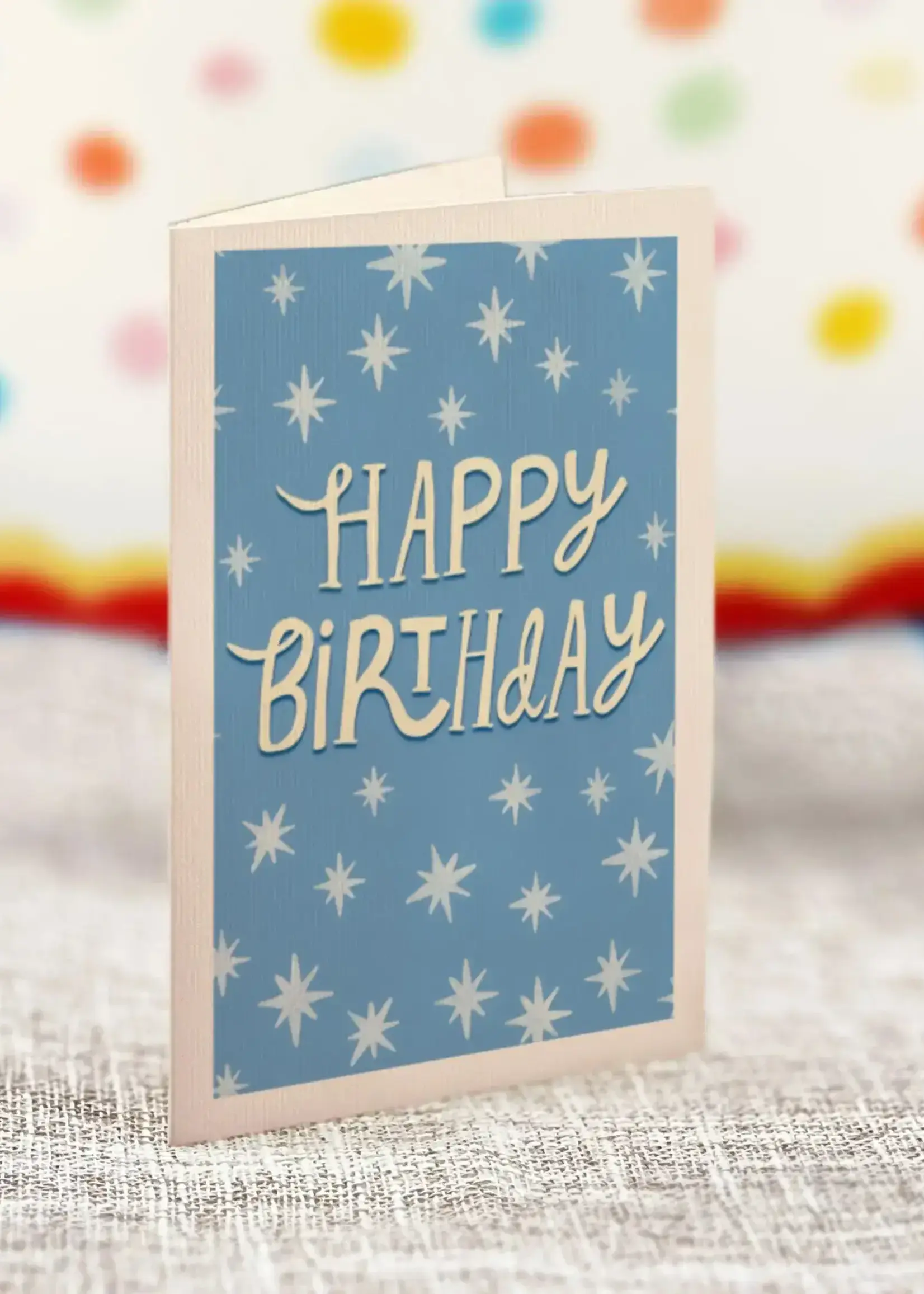 Fresh Cut Flowers Mini Pop-Up Card - Confetti Birthday Cake