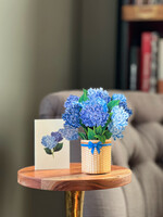 Fresh Cut Flowers Mini Pop Up Card - Nantucket Hydrangea