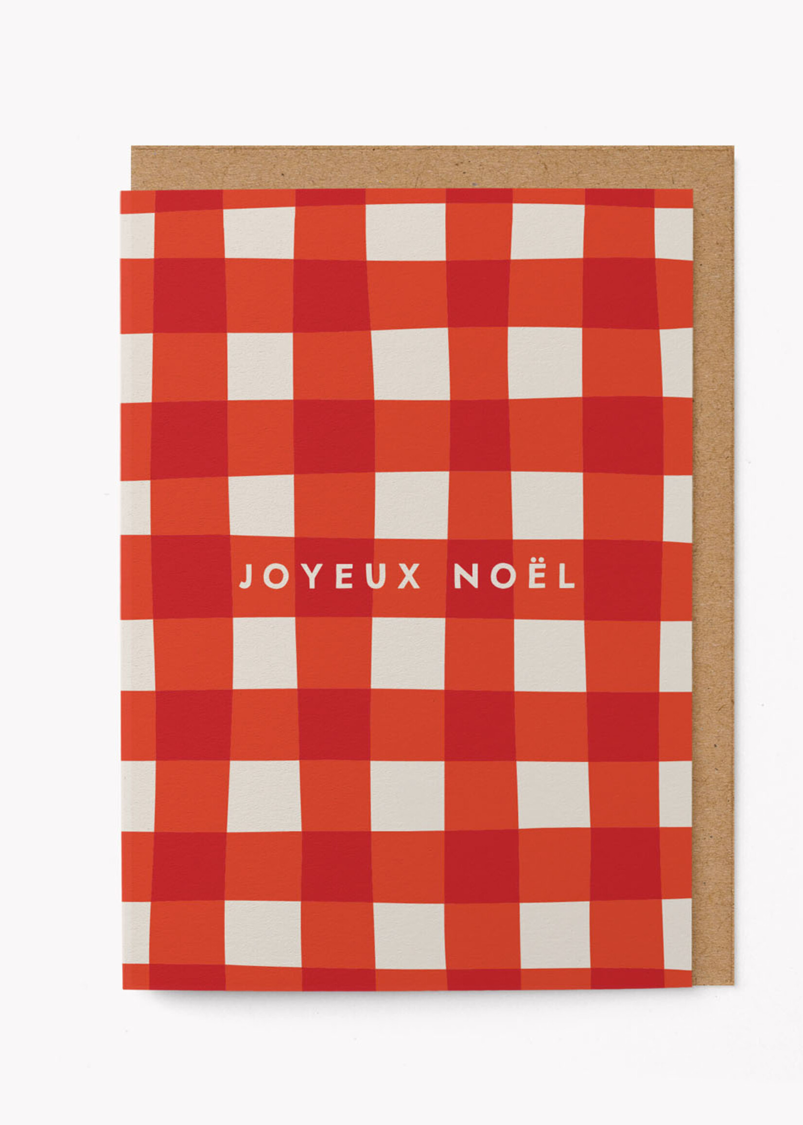 Joyeux Noël - Red Plaid