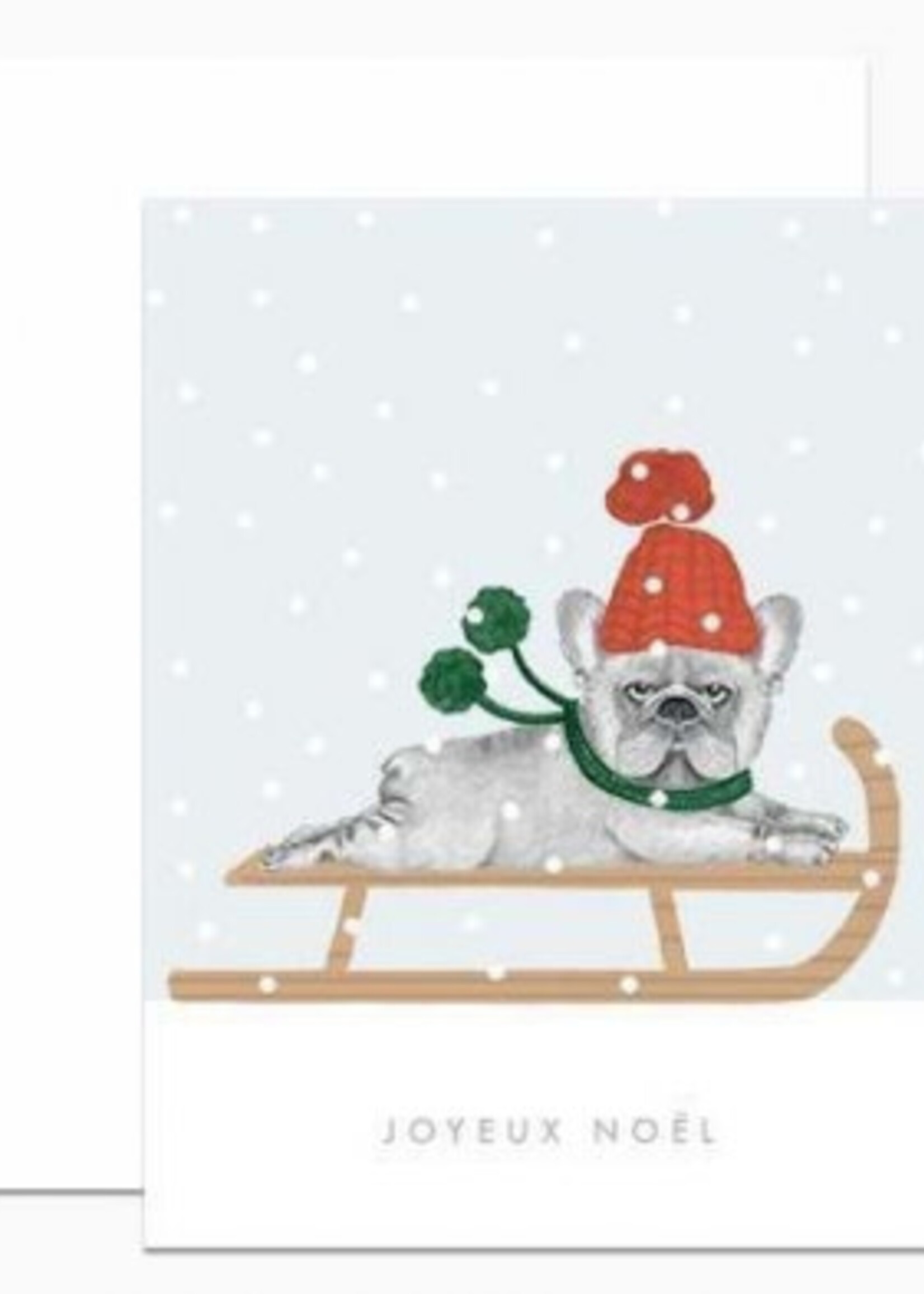 Joyeux Noel  - Dog On Sleigh