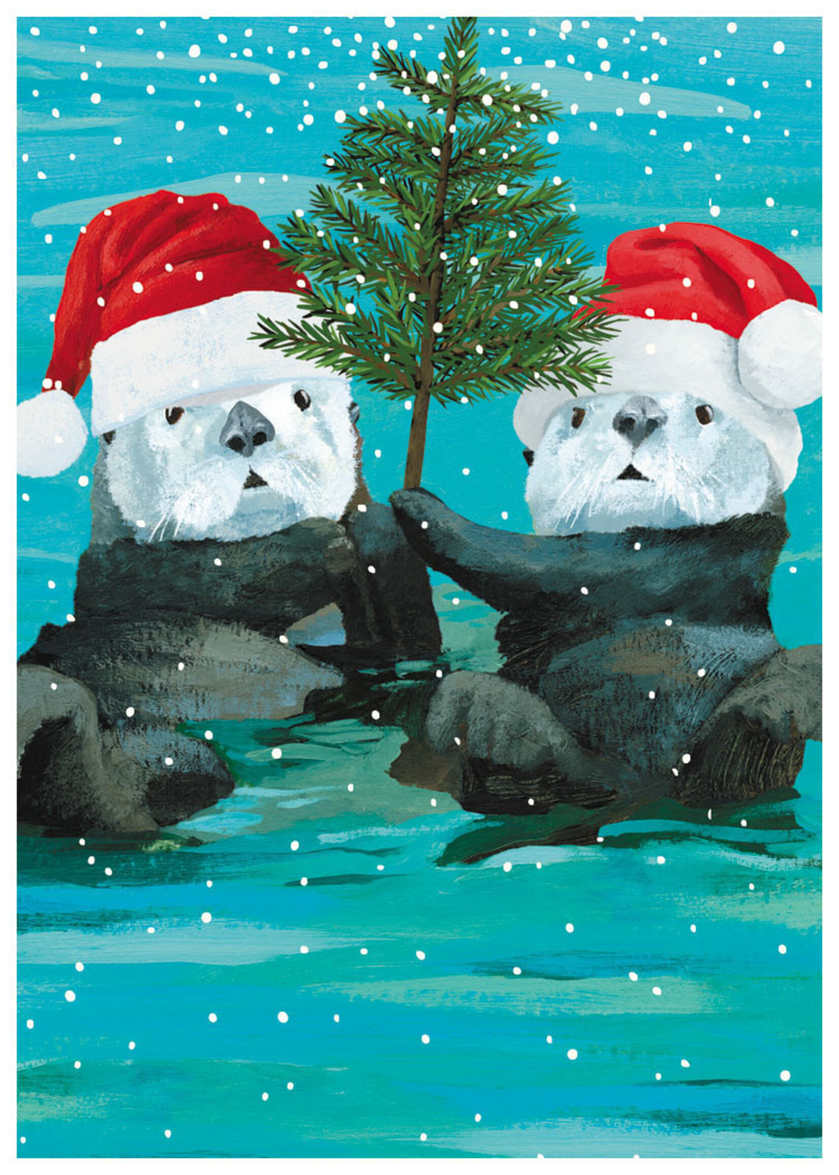 Otters Christmas