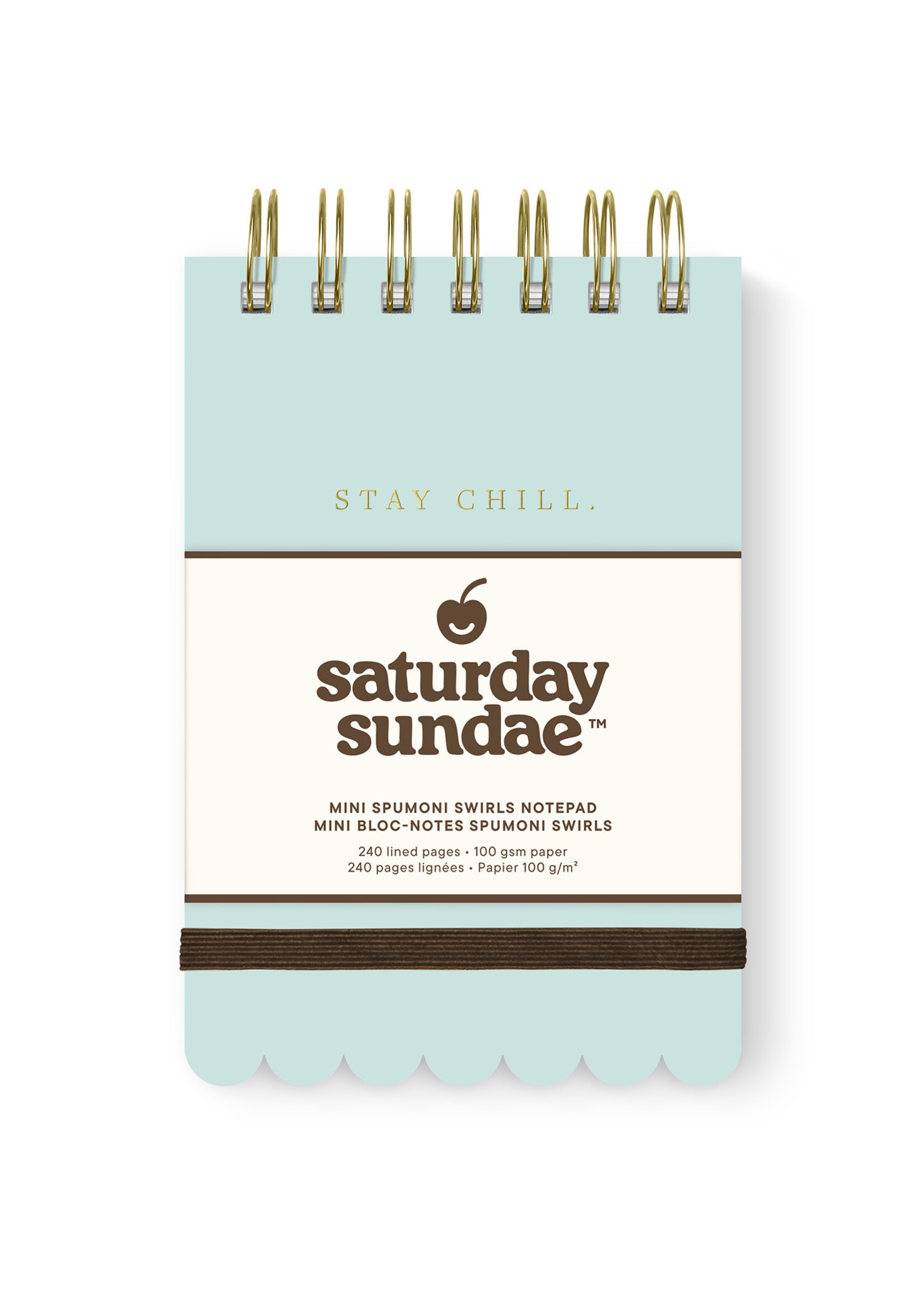 Mint Chip Mini Spumoni Swirls Notepad