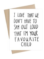 I love that we don't have to say out loud