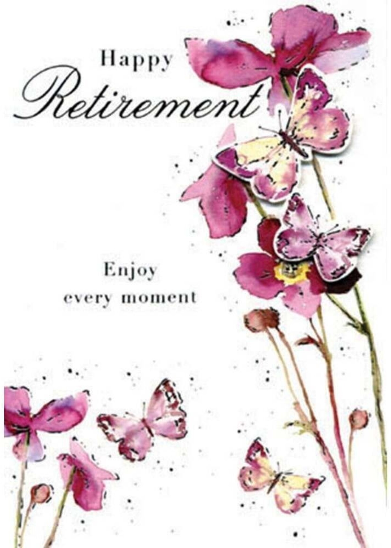 Happy Retirement - Japanese Anemones