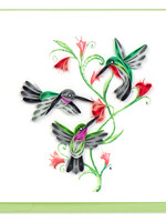 quillingcard Quilling Cards - Hummingbird Trio