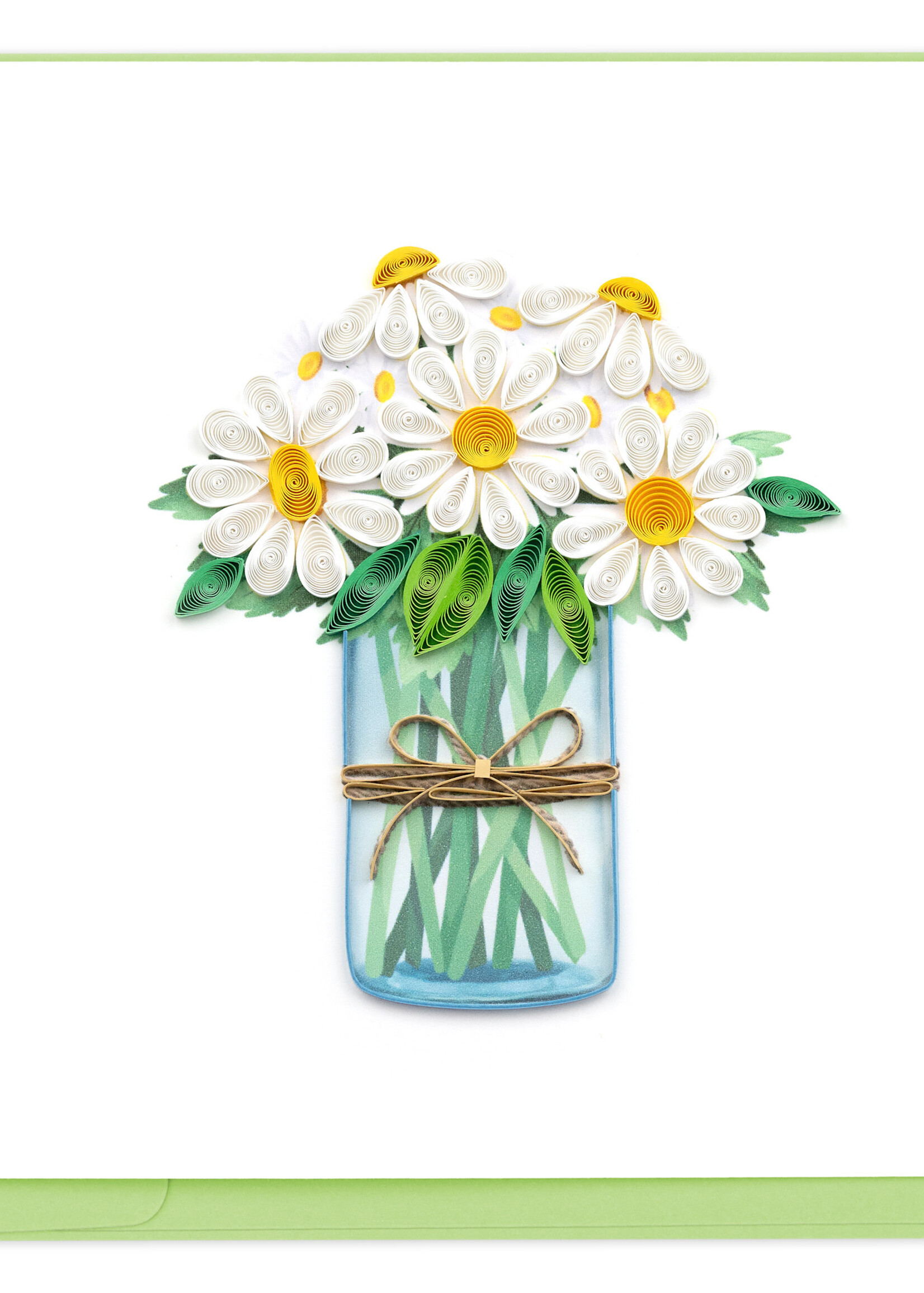 quillingcard White Daisies