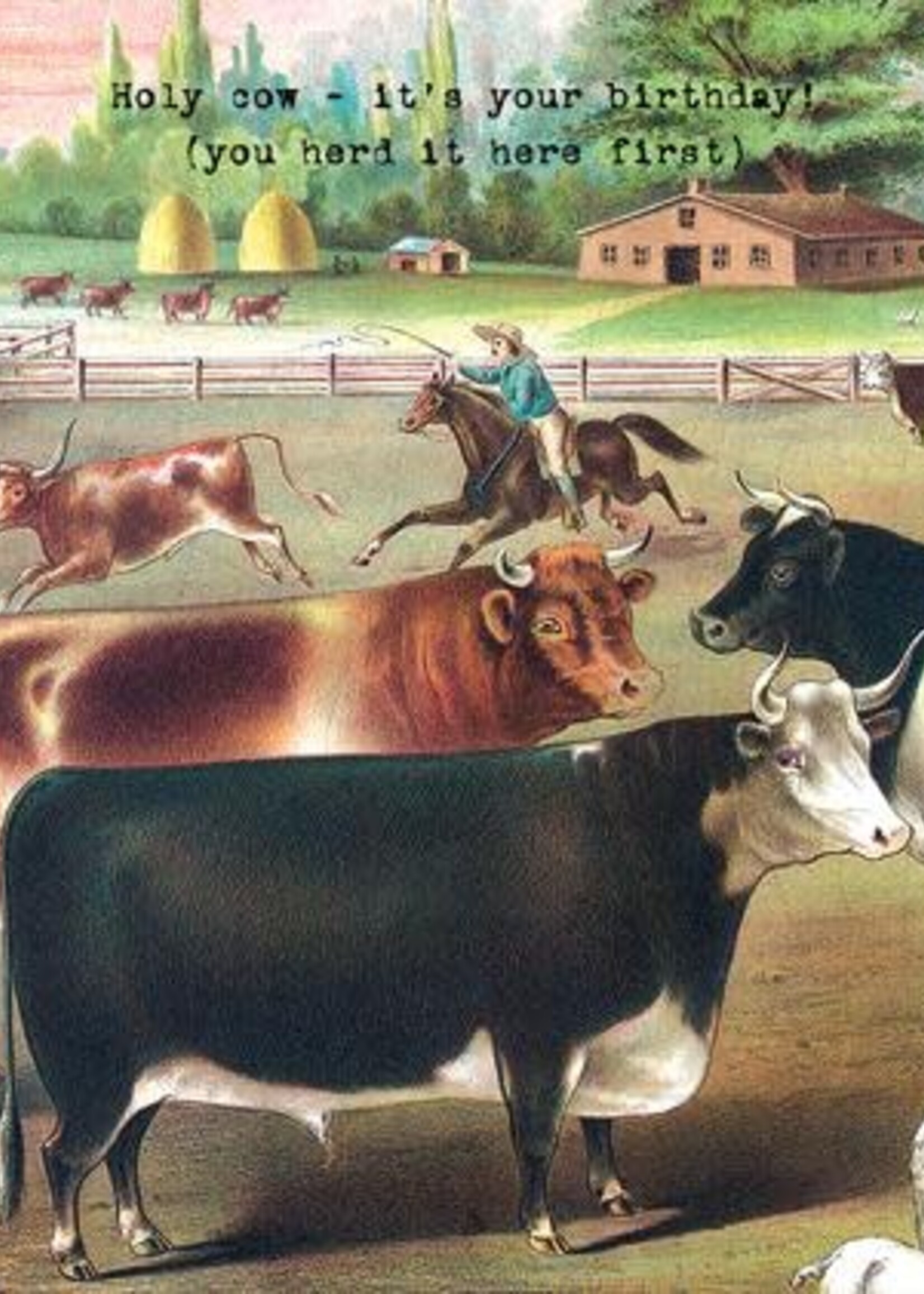 Holy Cow, It's Your Birthday