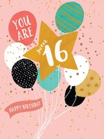 Milestone Sweet 16 Balloons