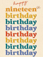 Milestone Happy Nineteen