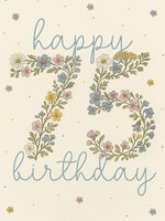 Milestone 75 Floral Number