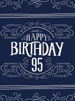 Milestone Chalkboard 95th