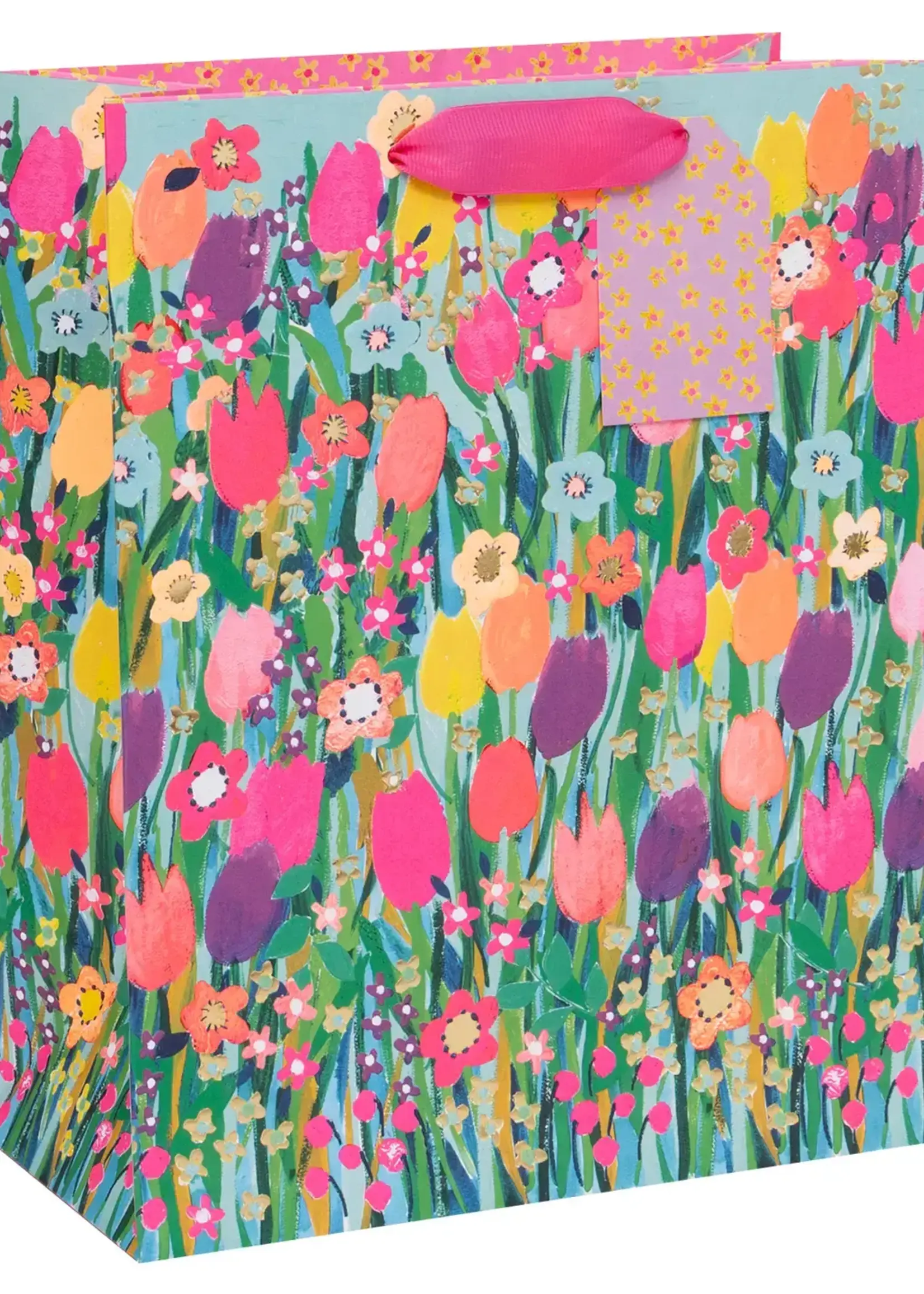 Large Bag - Tulips Meadow