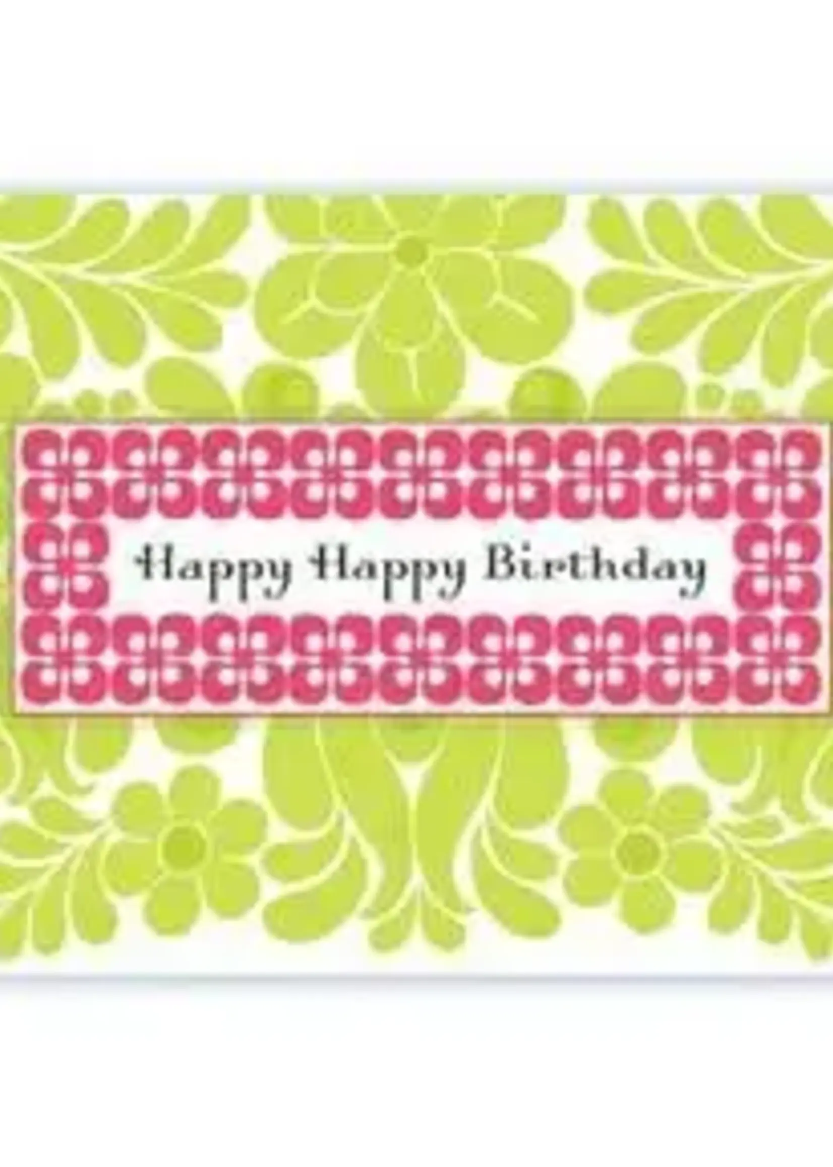 Mini Card - Happy Happy Birthday