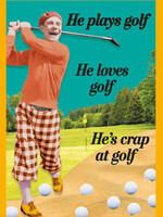 He Plays Golf