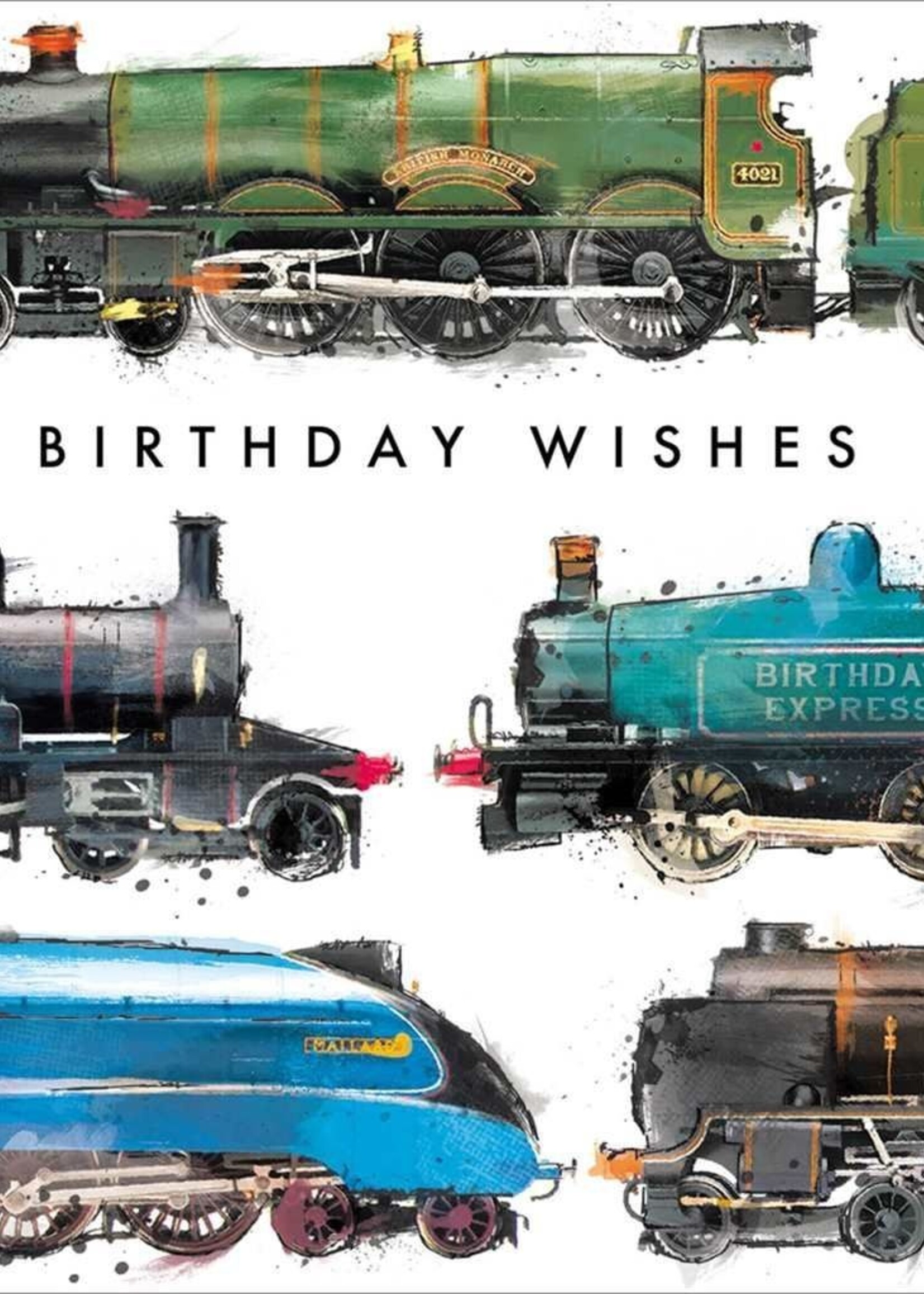 Birthday Wishes - Trains