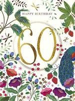 Happy Birthday 60 - Peacock