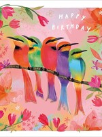 Happy Birthday Birds on Branch