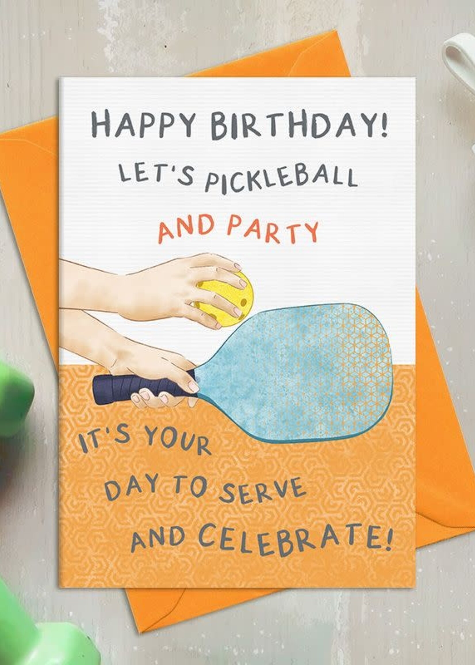 Happy Birthday - Let's Pickleball and Party