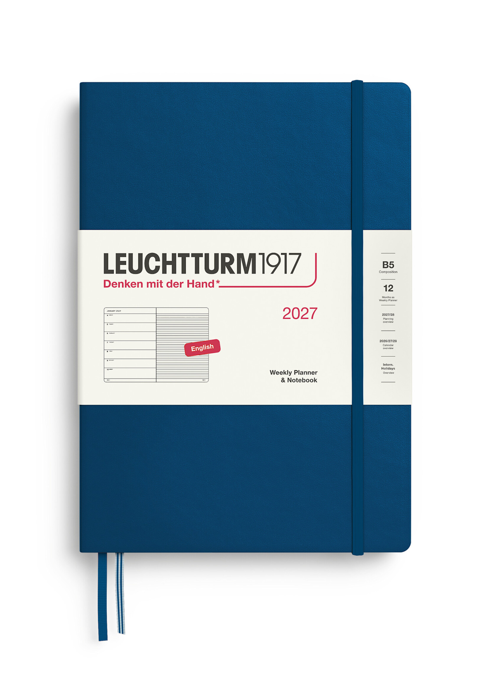 Leuchtturm1917  - 2027 B5 Weekly Planner