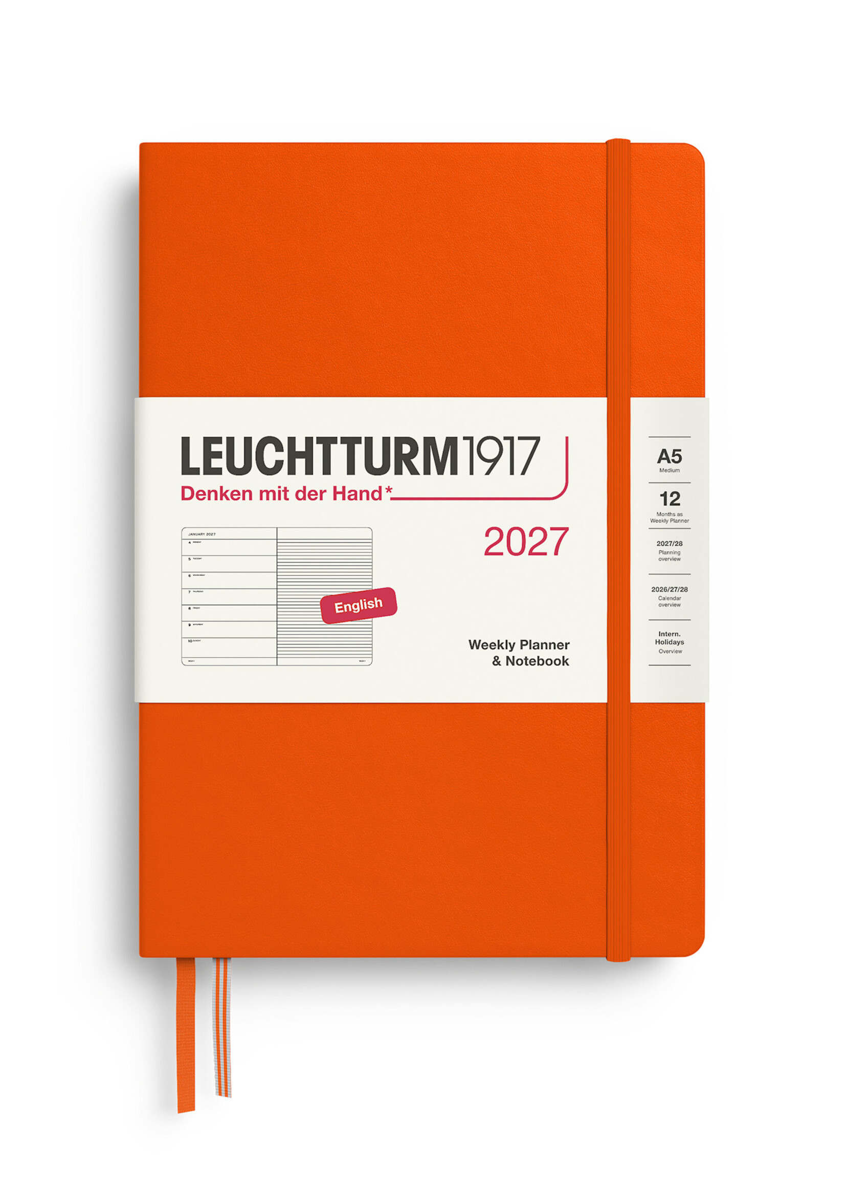 Leuchtturm1917 - 2027 A5 Weekly Planner