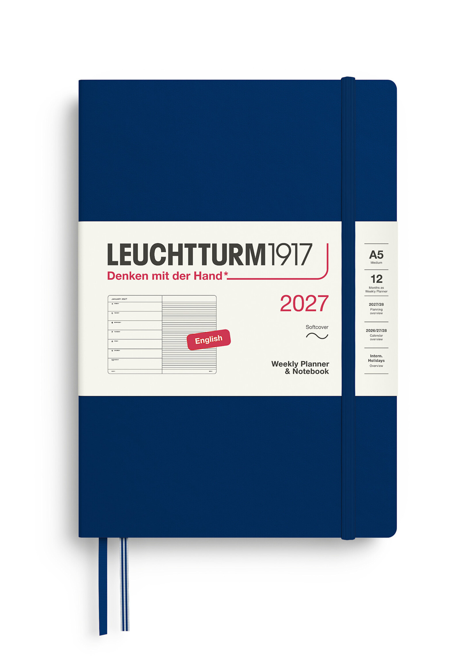 Leuchtturm1917 - 2027 A5 Weekly Planner Softcover