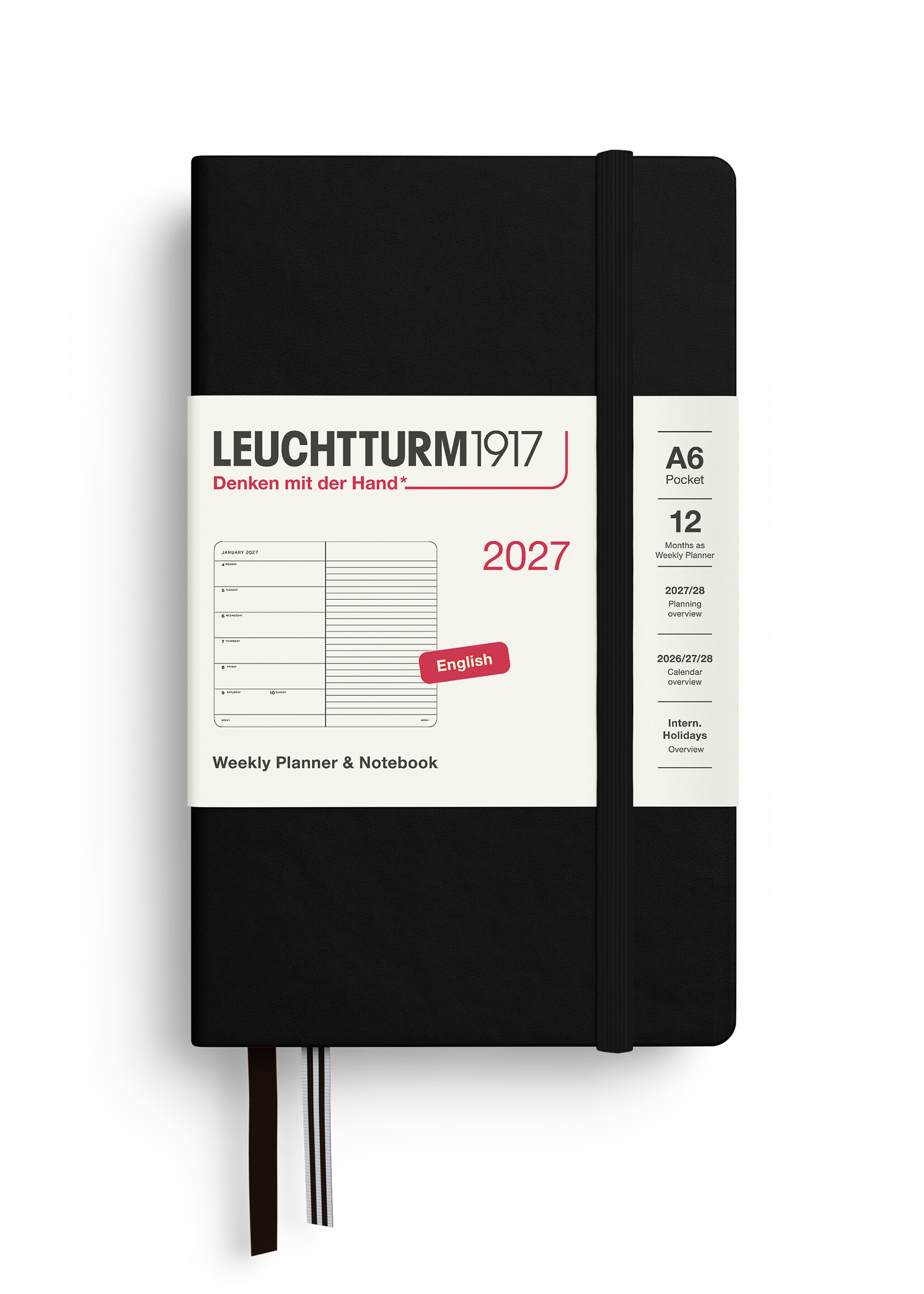 Leuchtturm1917 - 2027 A6 Weekly Planner Hardcover