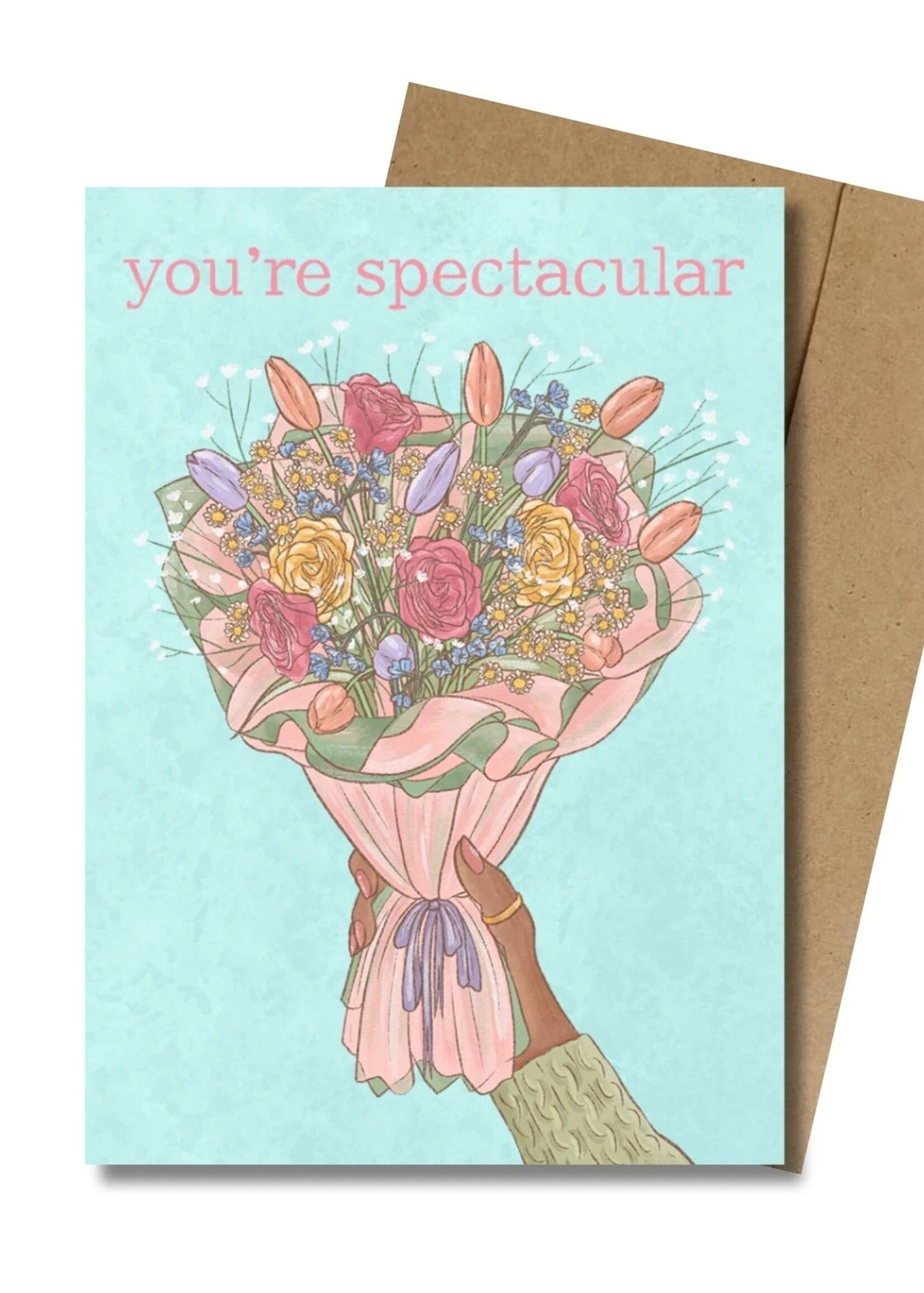 The Paper Narwhal Mini Card ~ You're Spectacular