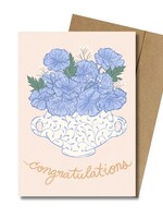 The Paper Narwhal Mini Card ~ Congratulations Bouquet