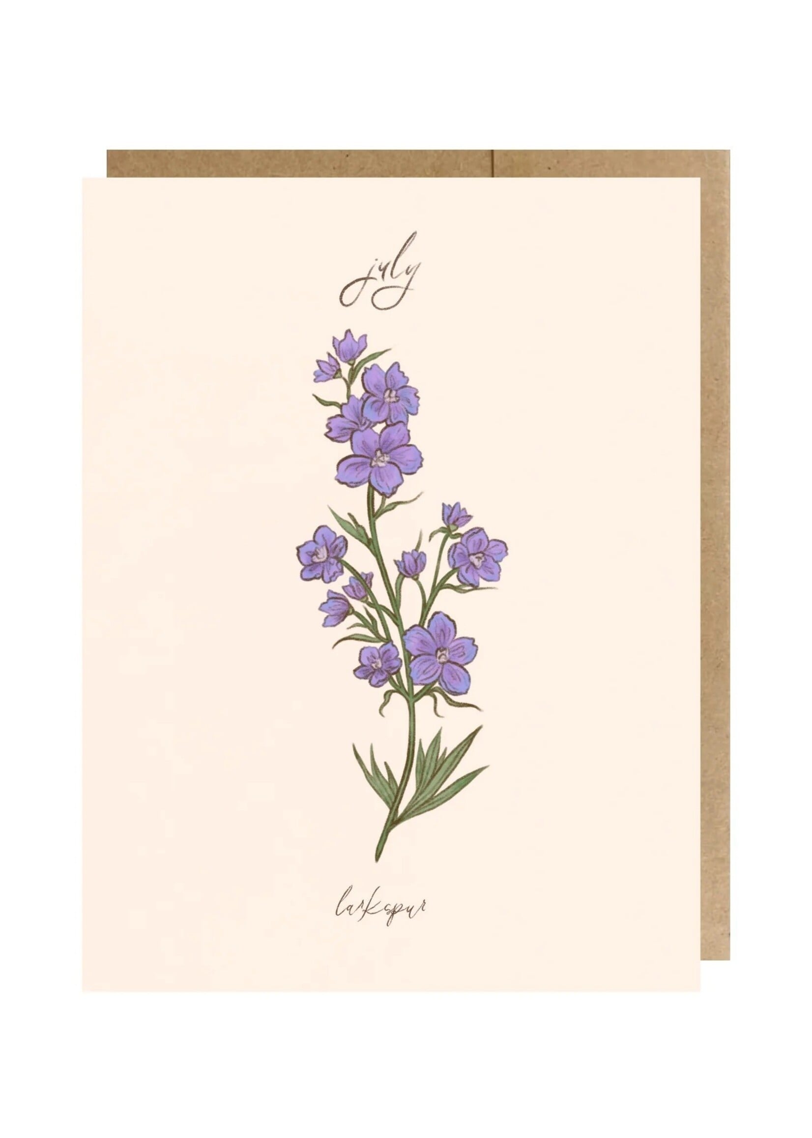 The Paper Narwhal Birth Flowers ~ July