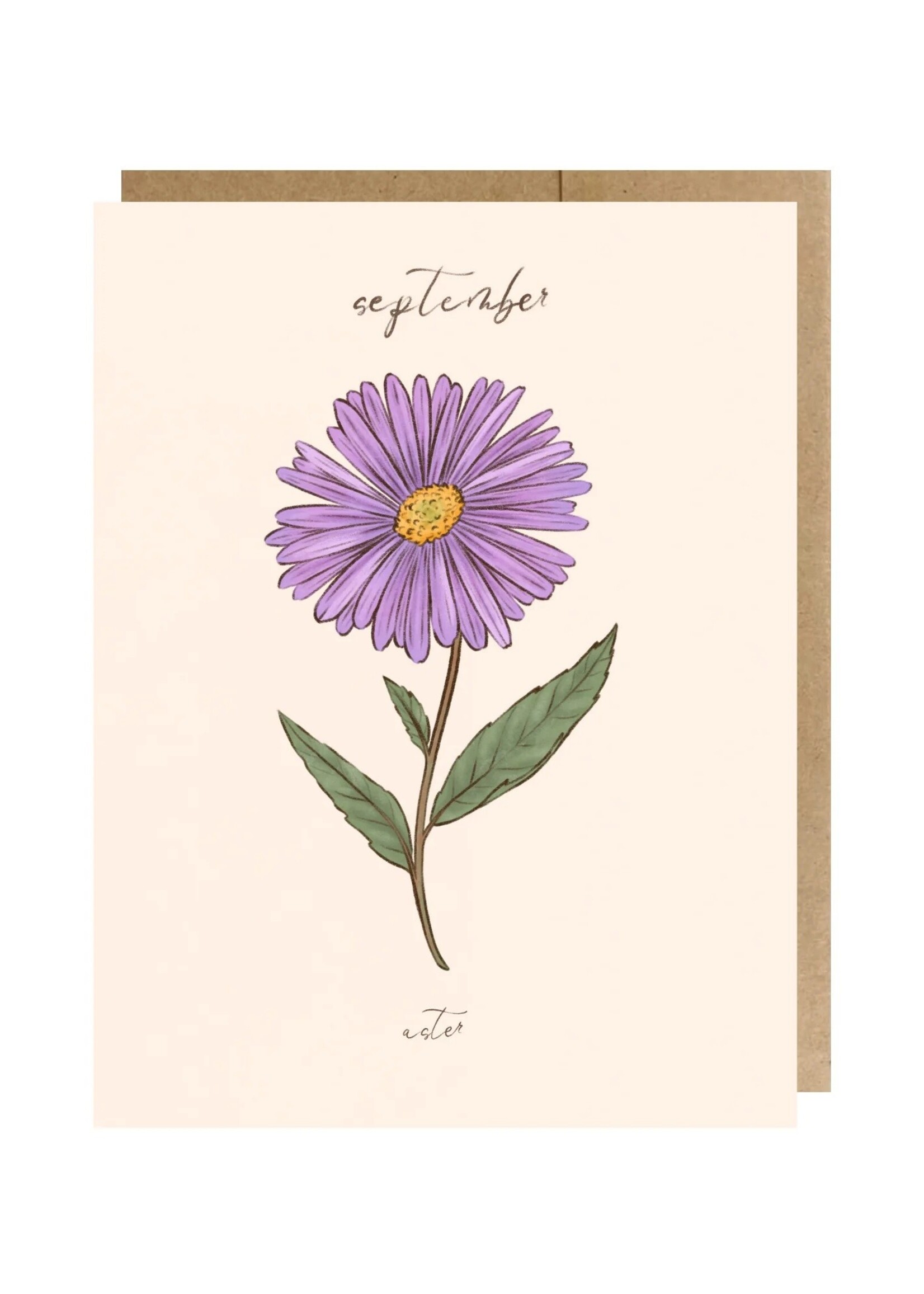 The Paper Narwhal Birth Flowers ~ September