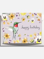 Sarah Duggan Creative Works Happy Birthday - Humming Bird