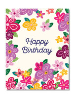Happy Birthday Floral