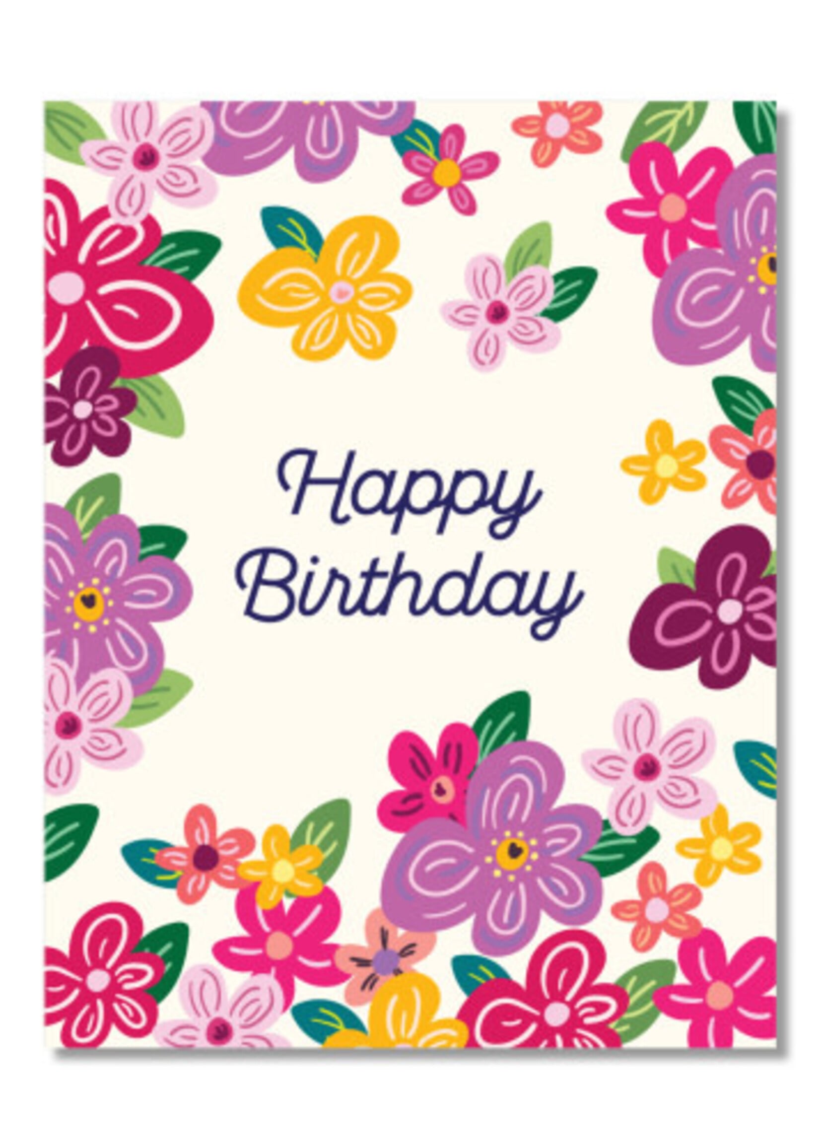 Happy Birthday Floral
