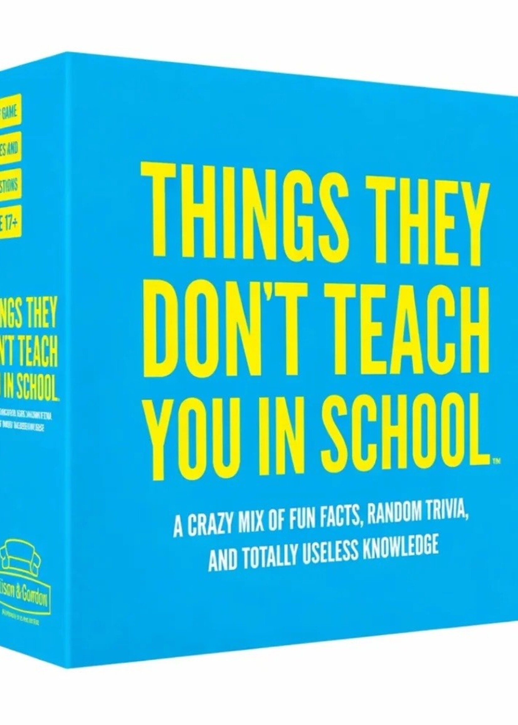 Trivia game - Things They Don’t Teach You in School