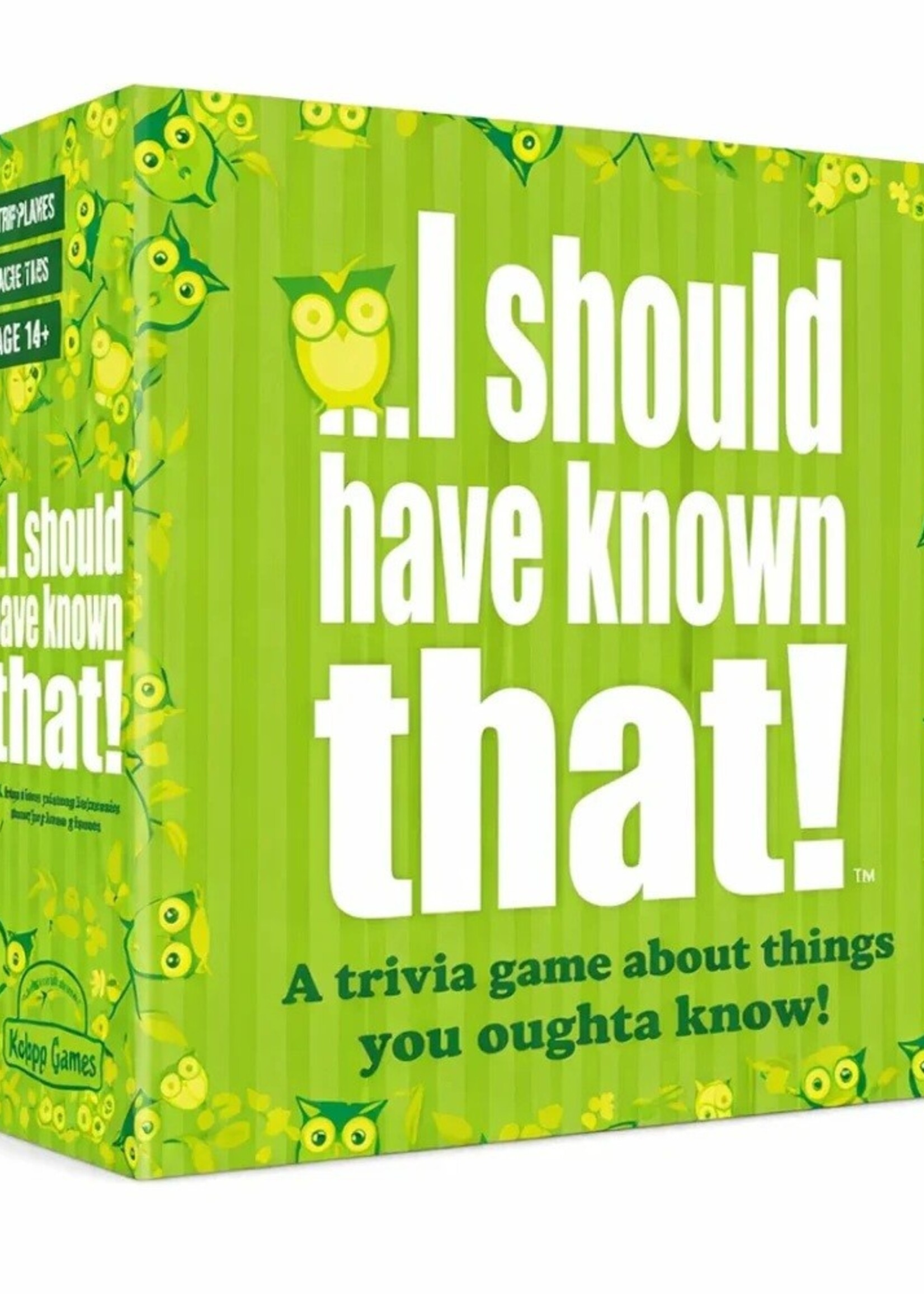 Trivia Game - I Should Have Known That!