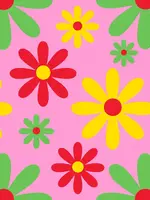 The Unique Paper Company Eco-Friendly Pop Fsc™ Sustainable Wrapping Paper - Multi Floral