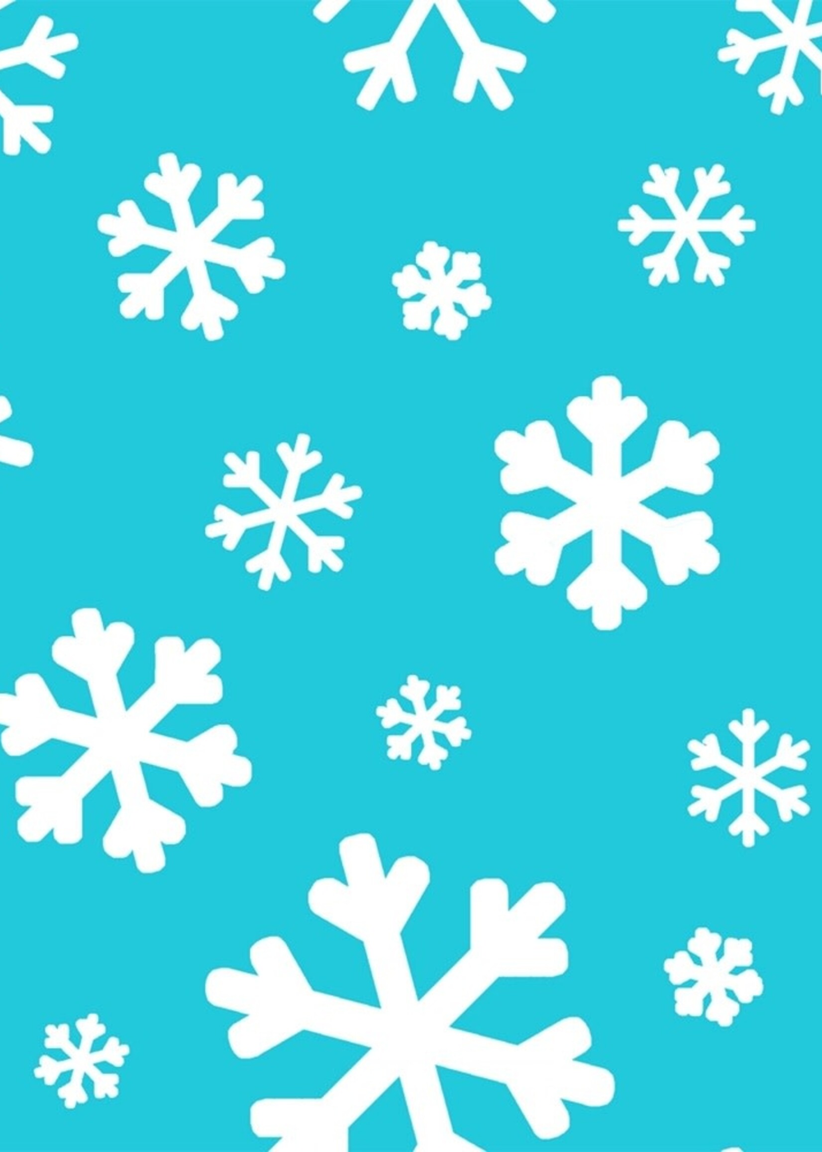 The Unique Paper Company Holiday Roll Wrap - Snowflakes