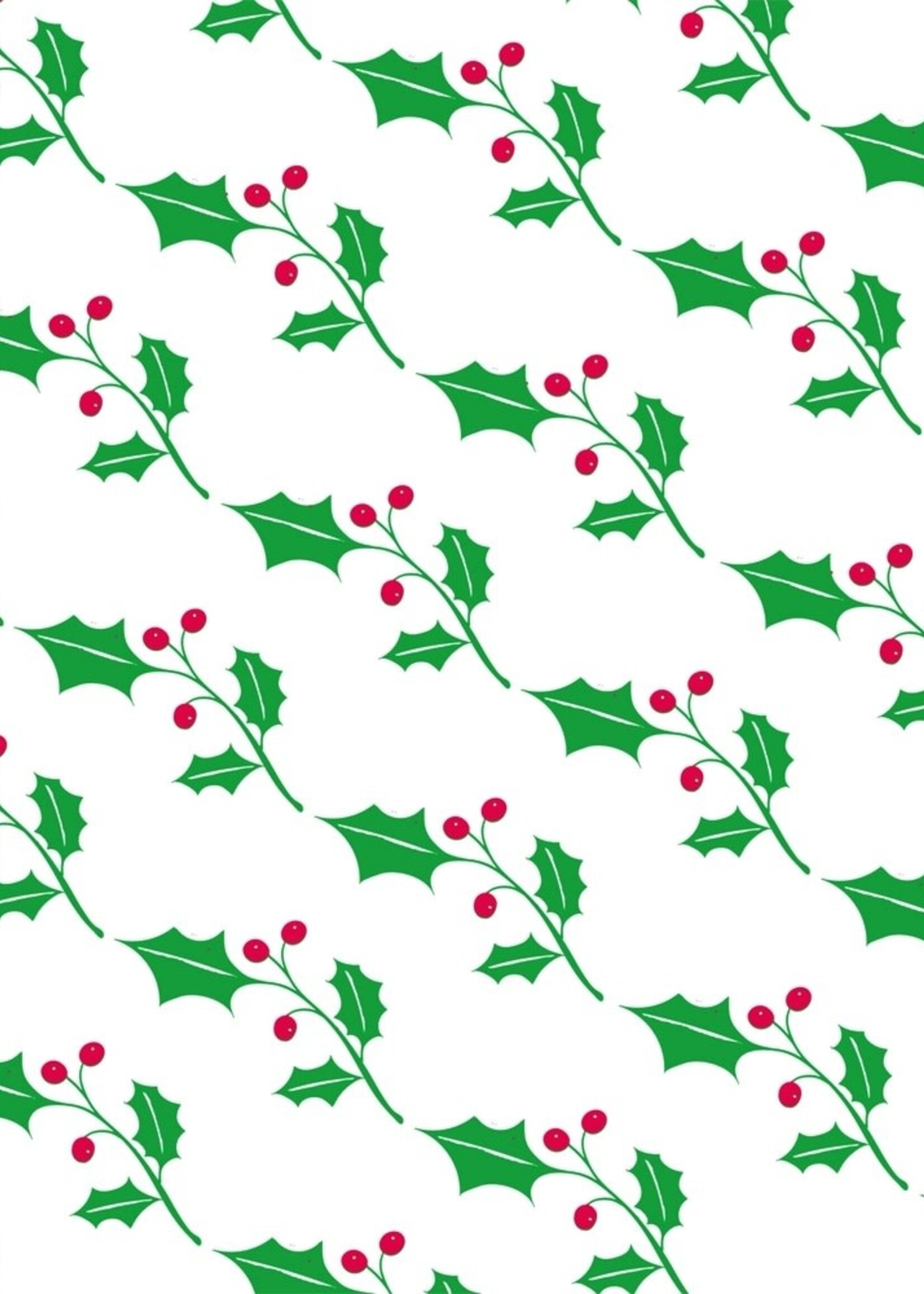 Holiday Roll Wrap - Holly