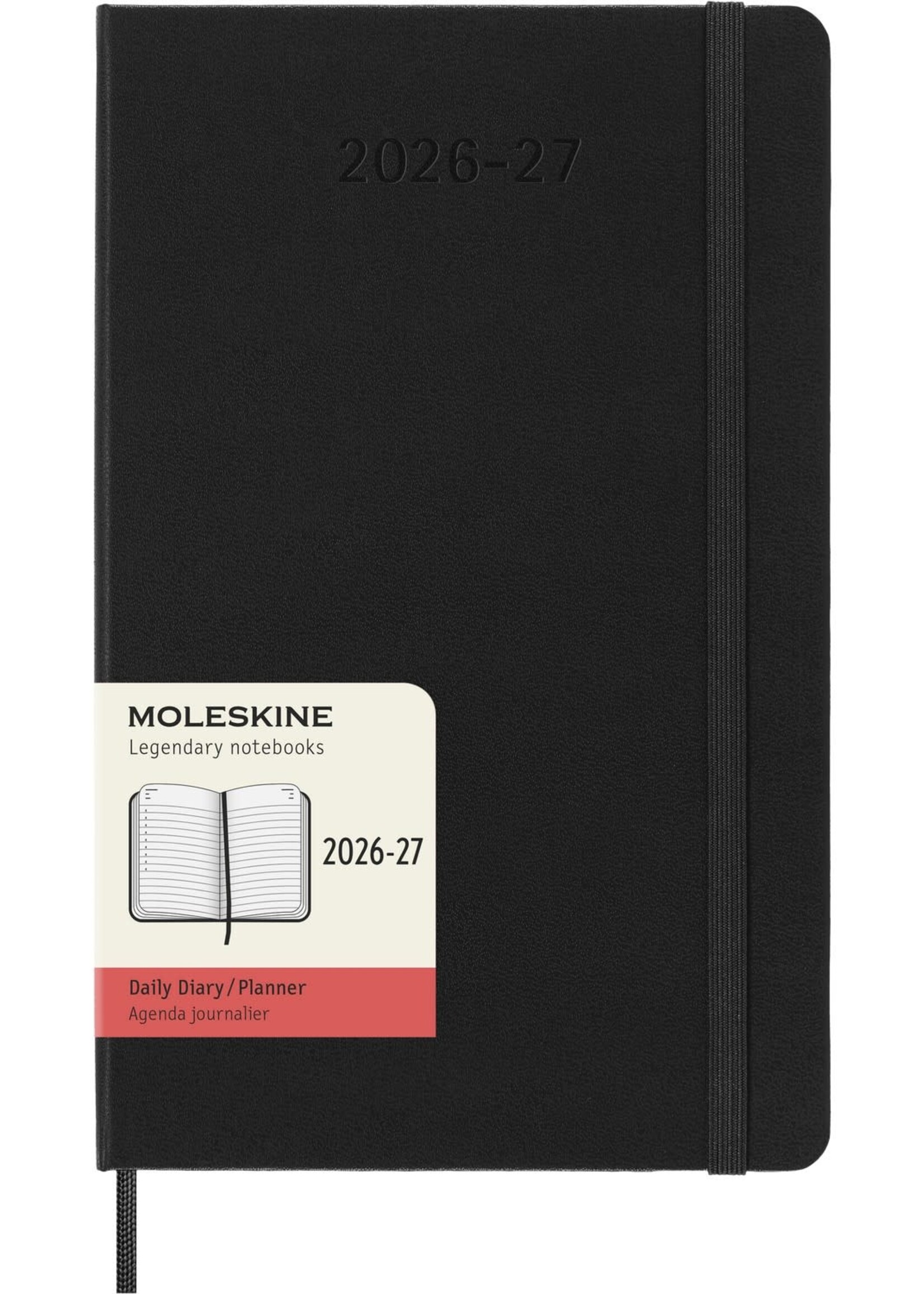 Moleskine Classic 18 Month 2026-2027 Daily Planner (Black)