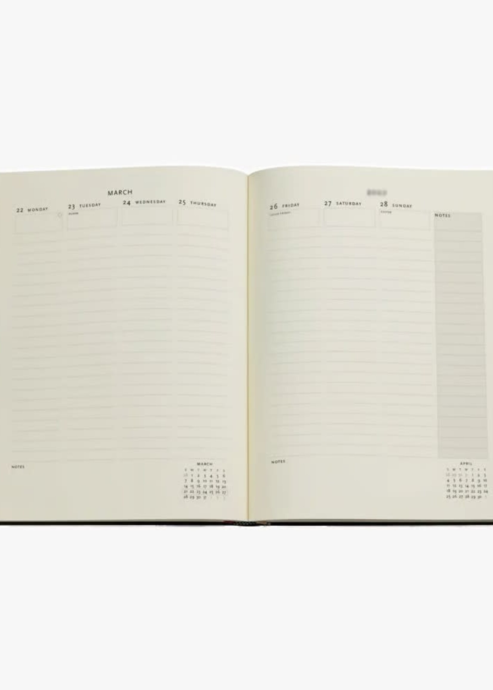 2027 Jane Austen Ultra Vertical Hardcover 18-Month Weekly Planner