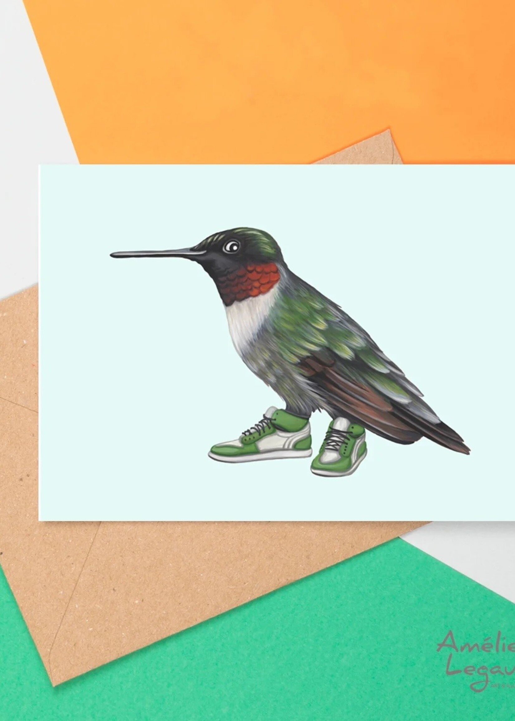 Hummingbird in Sneakers
