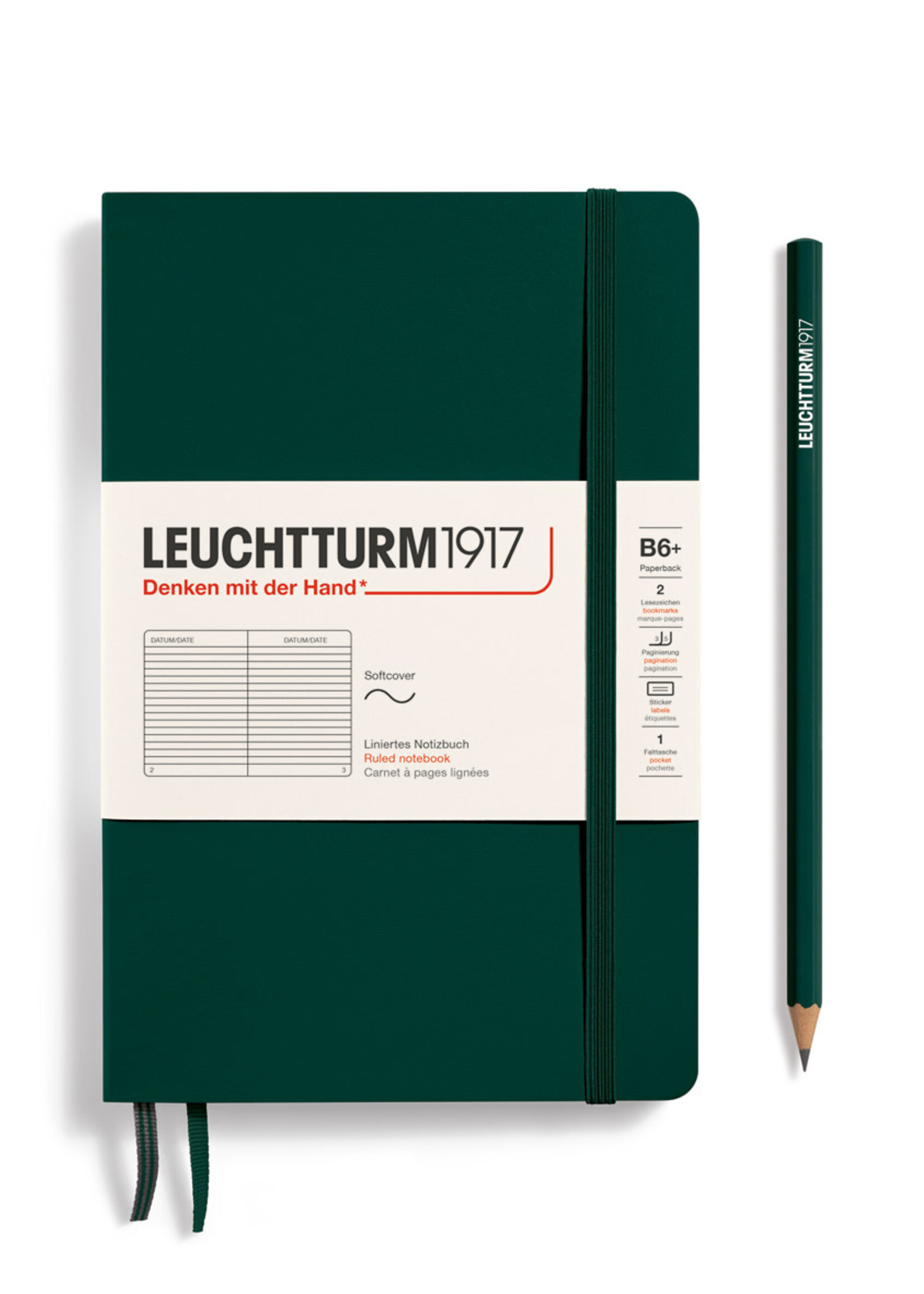 Leuchtturm1917  - Paperback  B6+ Ruled